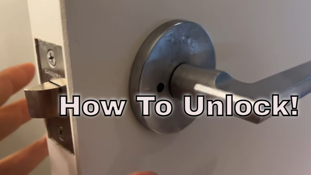 how to unlock a locked door