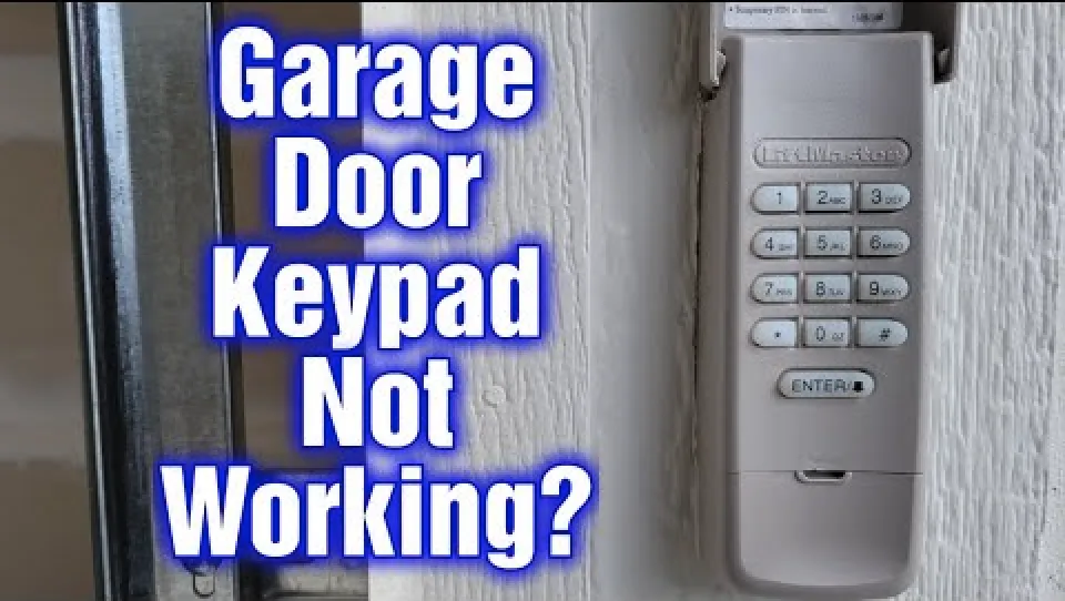 garage door remote battery