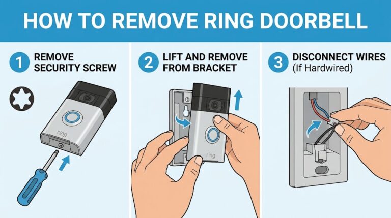 how to remove ring doorbell